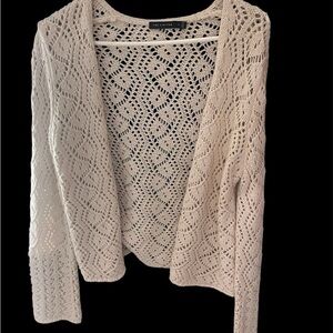The Limited Cream Open-Knit Cardigan